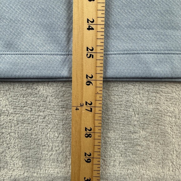 Rhone Pullover Shirt Mens Small Light Blue Snap Mock Neck Performance Athletic - Picture 14 of 15